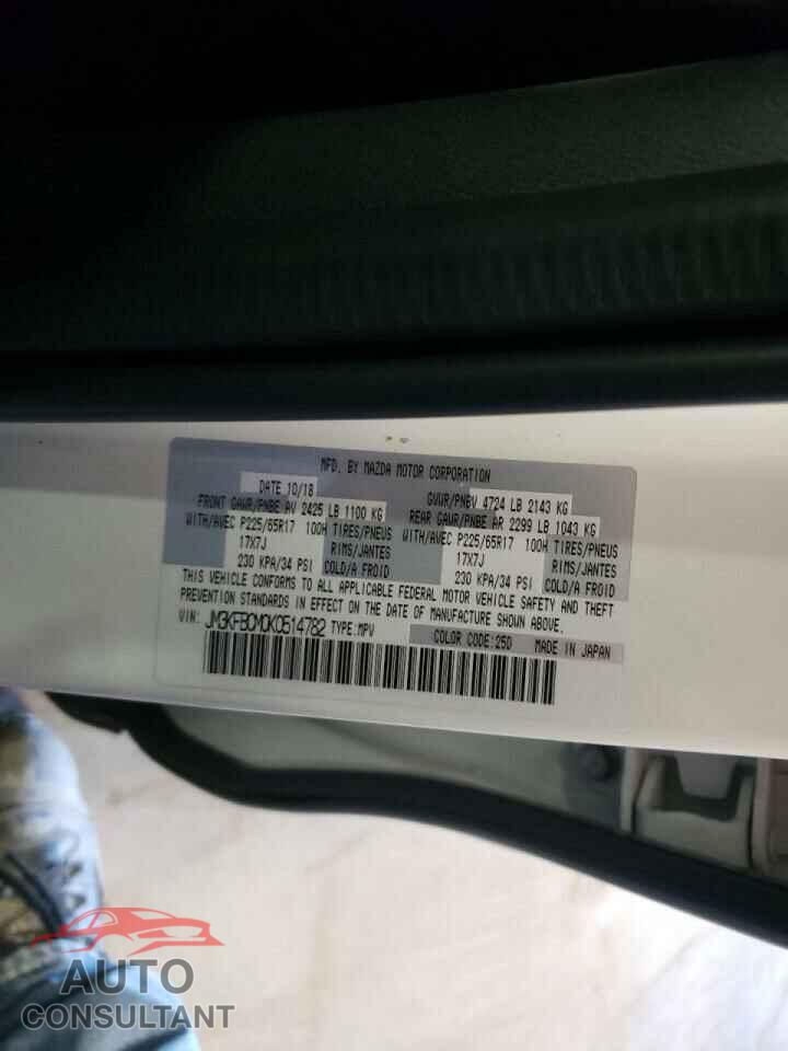 MAZDA CX-5 2019 - JM3KFBCM0K0514782