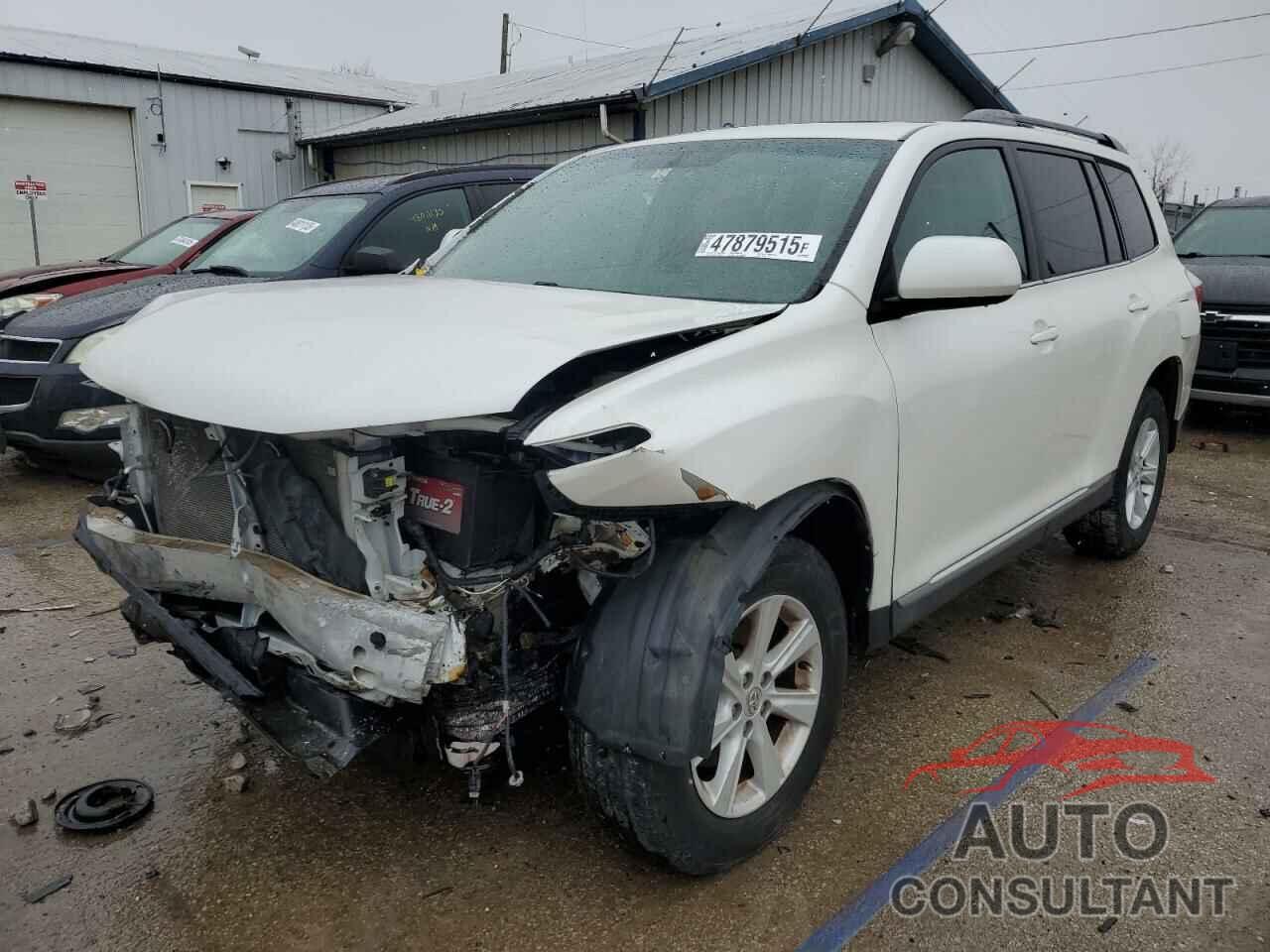 TOYOTA HIGHLANDER 2012 - 5TDBK3EH2CS161339