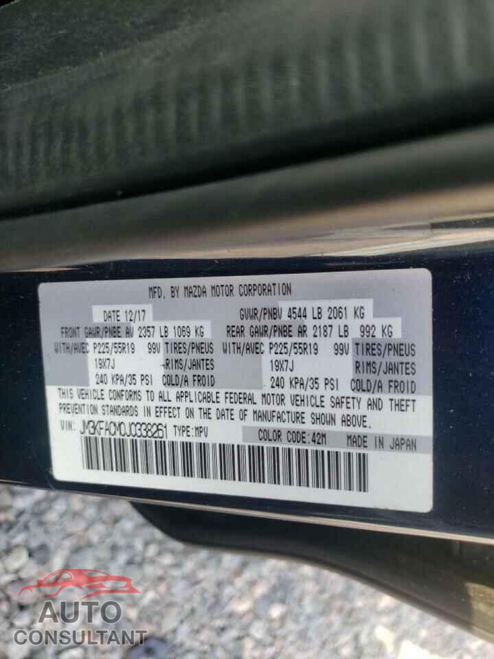 MAZDA CX-5 2018 - JM3KFACM0J0338261