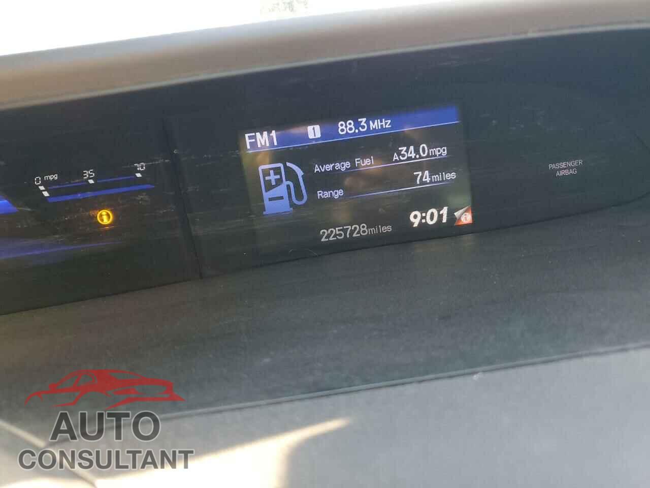 HONDA CIVIC 2012 - 19XFB2F53CE087486