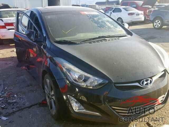 HYUNDAI ELANTRA 2014 - KMHDH4AH9EU075507
