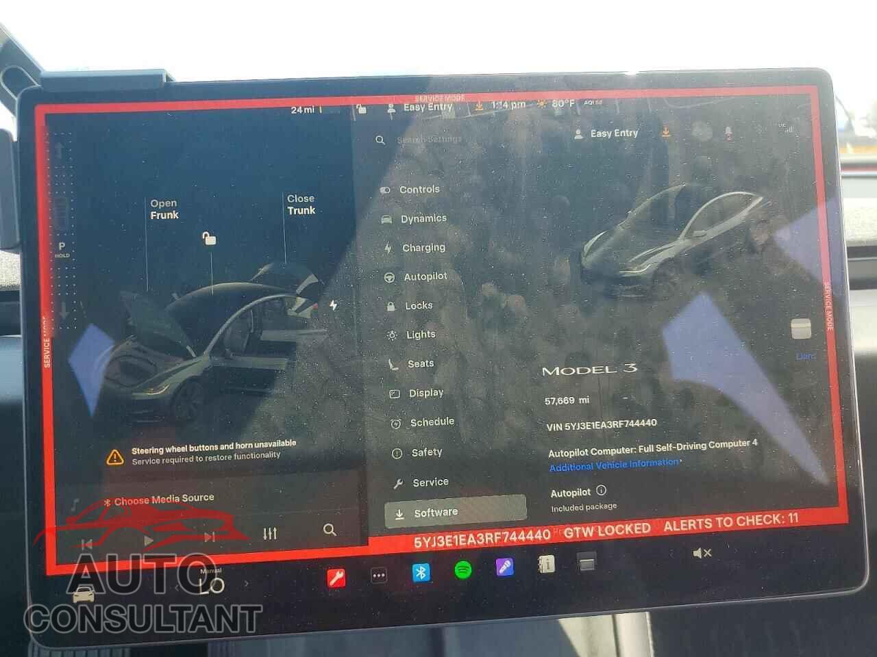 TESLA MODEL 3 2024 - 5YJ3E1EA3RF744440