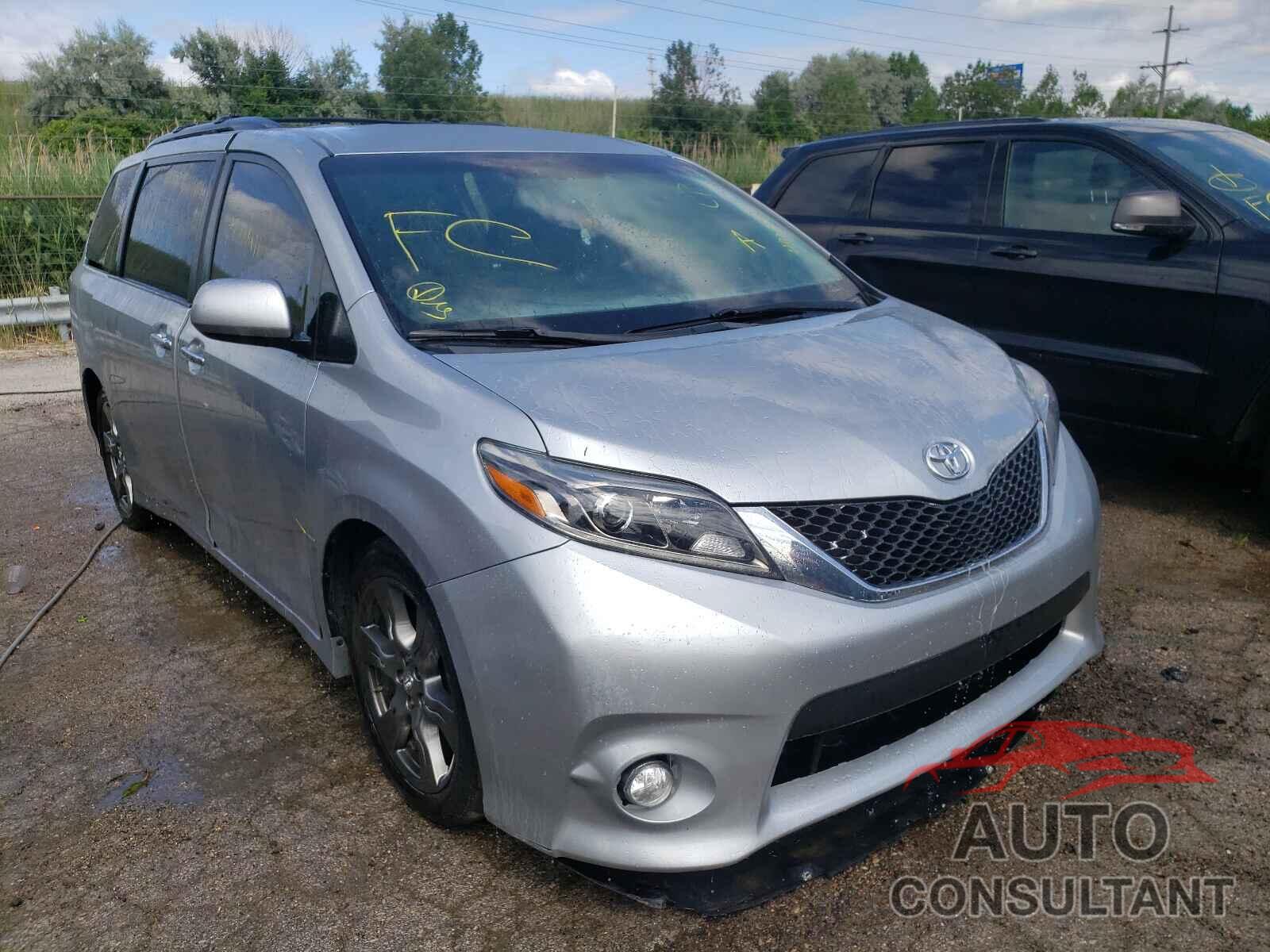 TOYOTA SIENNA 2017 - 5TDXZ3DC9HS768644