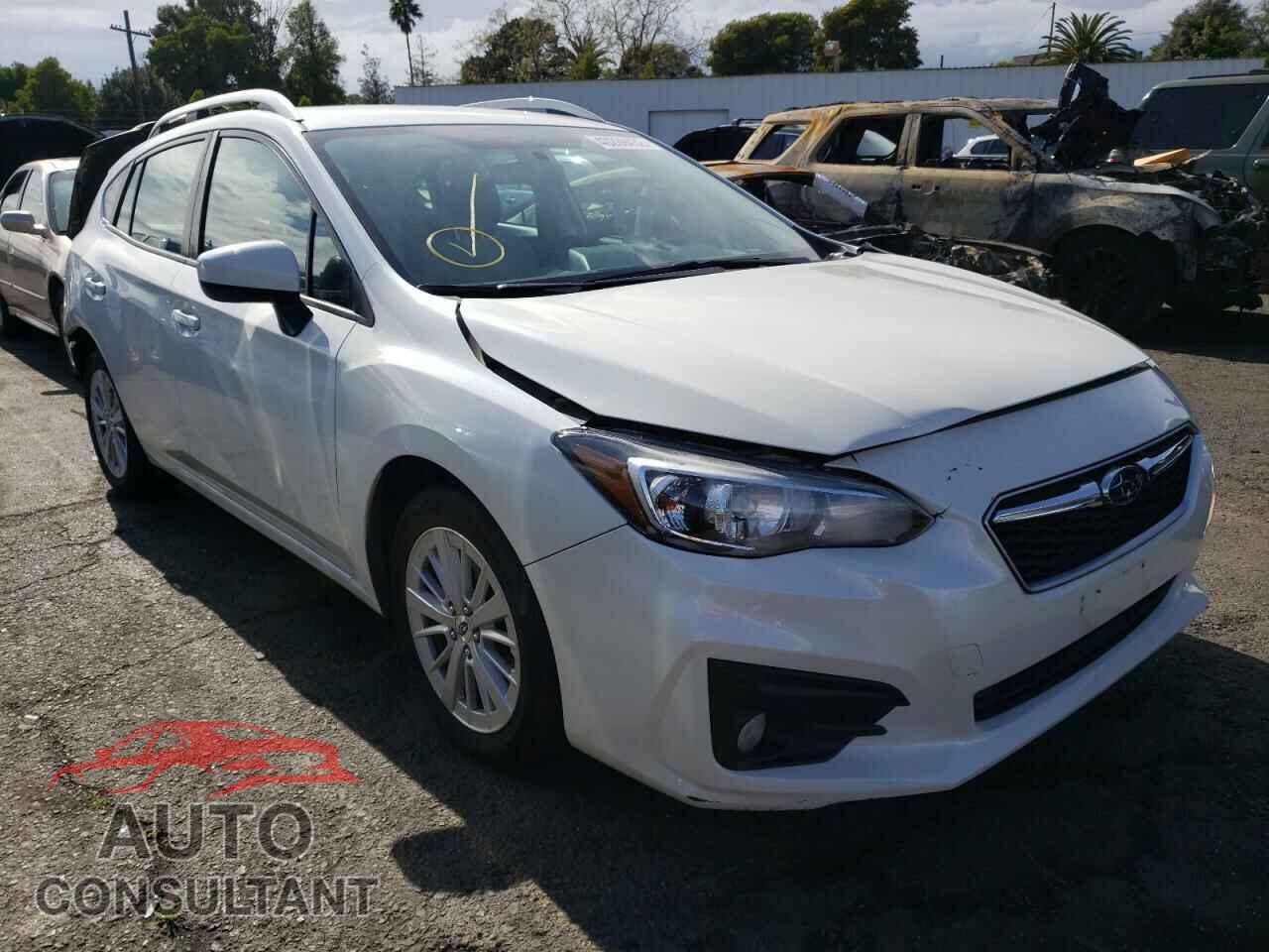 SUBARU IMPREZA 2018 - 4S3GTAB62J3700681