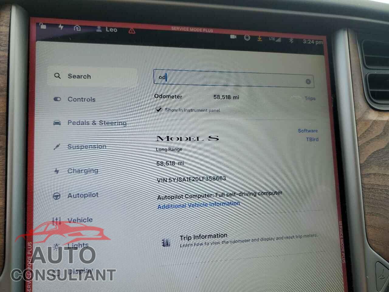 TESLA MODEL S 2020 - 5YJSA1E20LF358663