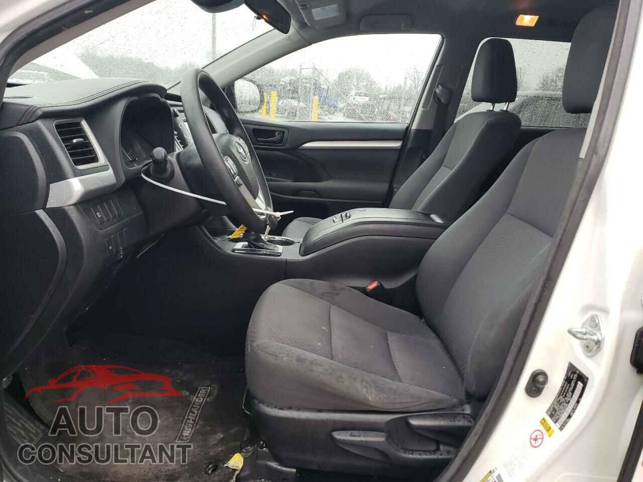 TOYOTA HIGHLANDER 2017 - 5TDBZRFH9HS365995