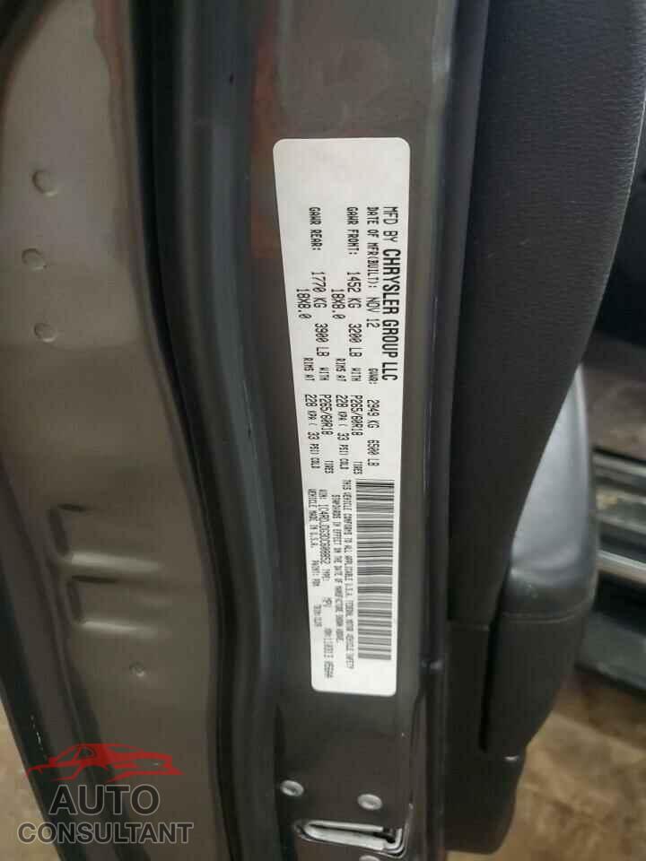 DODGE DURANGO 2013 - 1C4RDJDG3DC608852