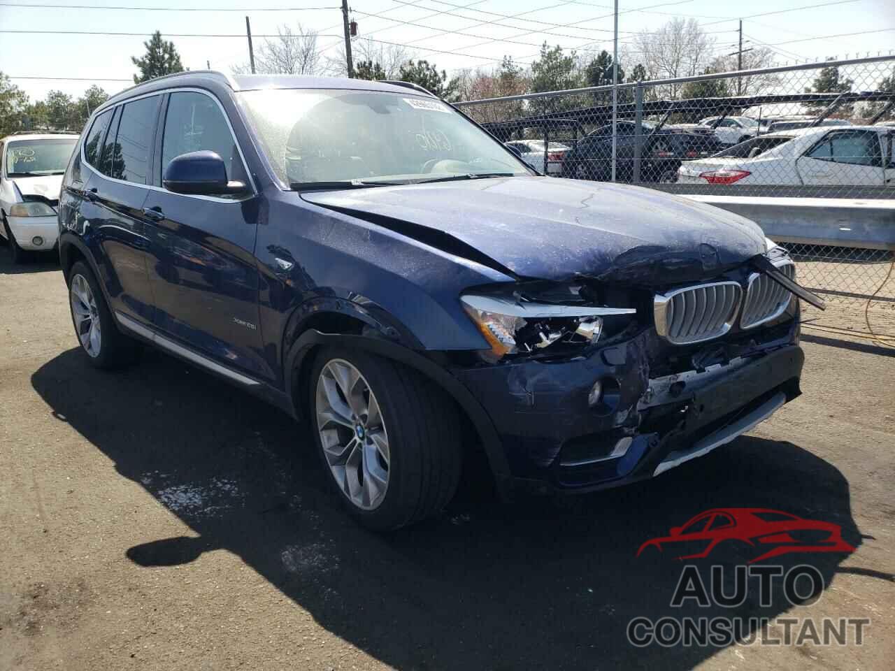 BMW X3 2016 - 5UXWX9C52G0D90967