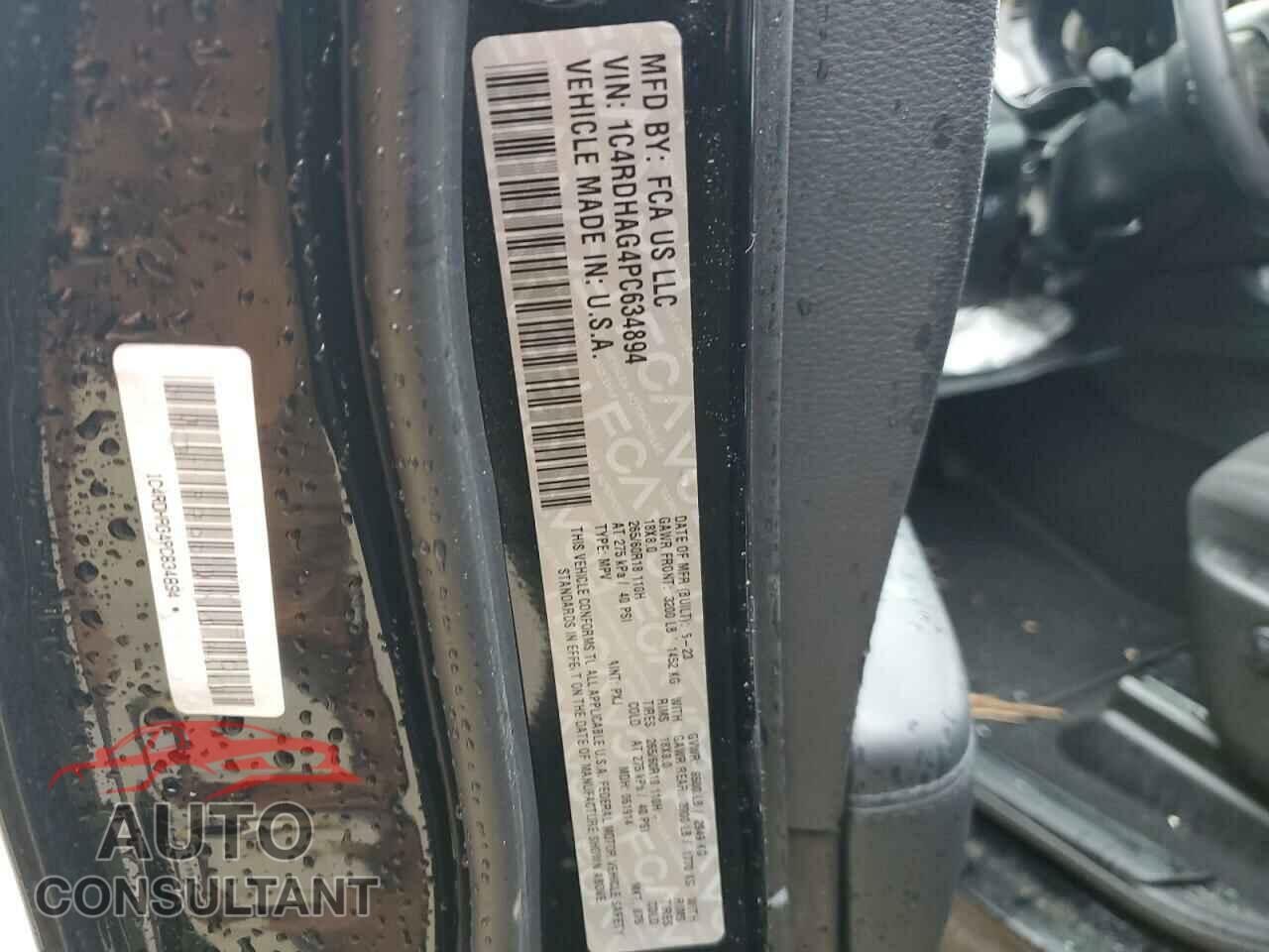 DODGE DURANGO 2023 - 1C4RDHAG4PC634894