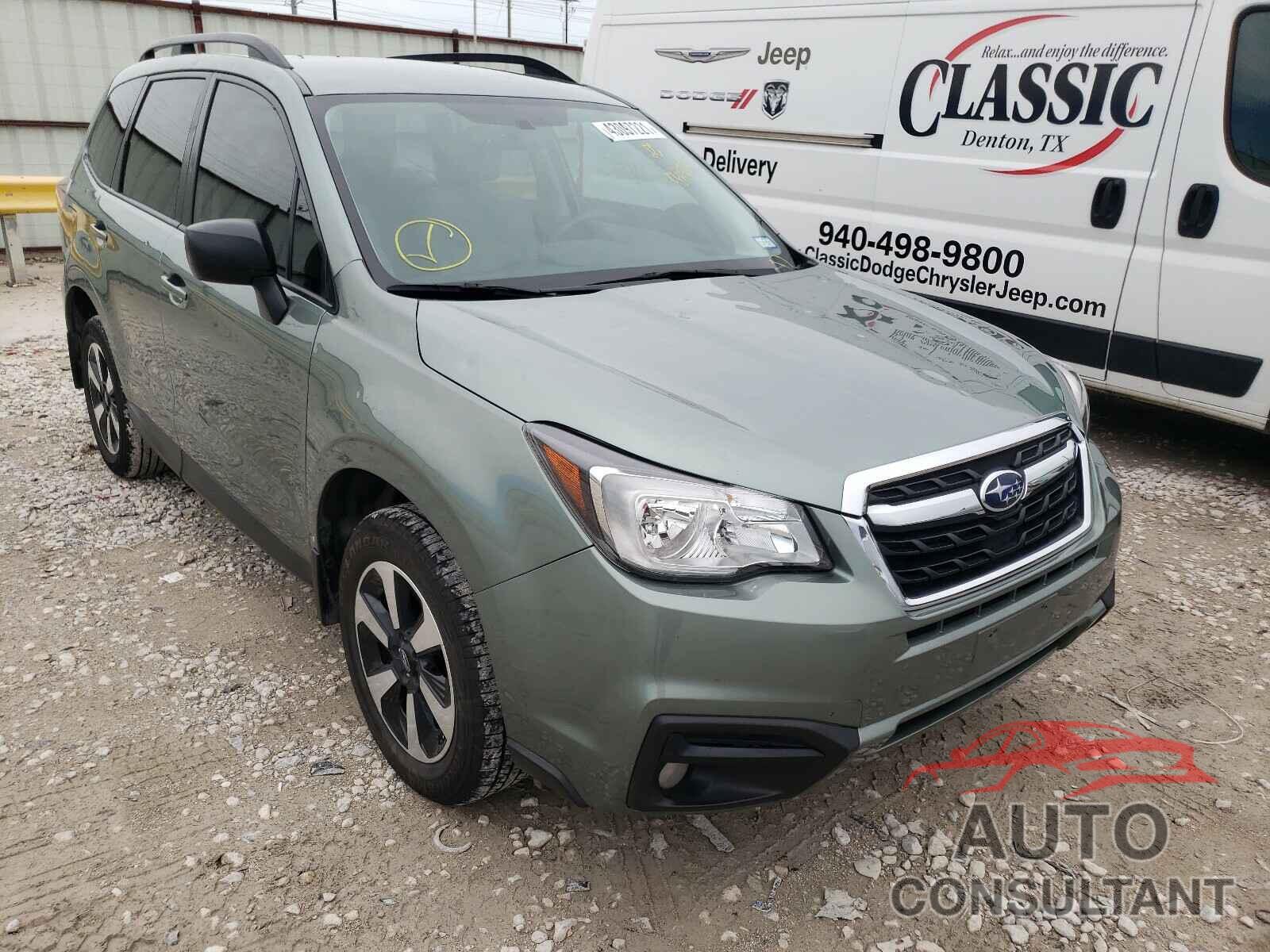 SUBARU FORESTER 2018 - JF2SJABC2JH559539