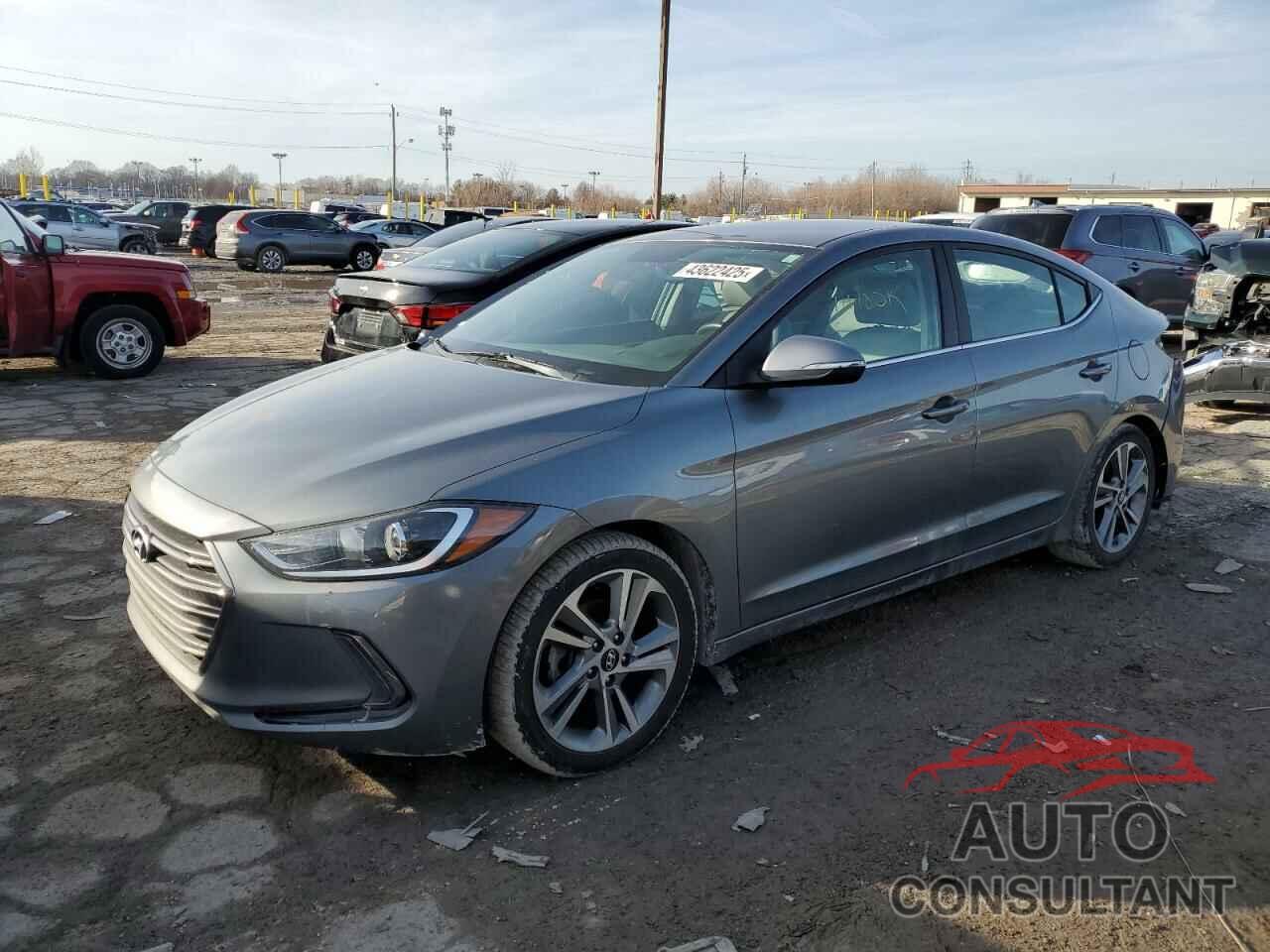 HYUNDAI ELANTRA 2018 - KMHD84LF8JU711985