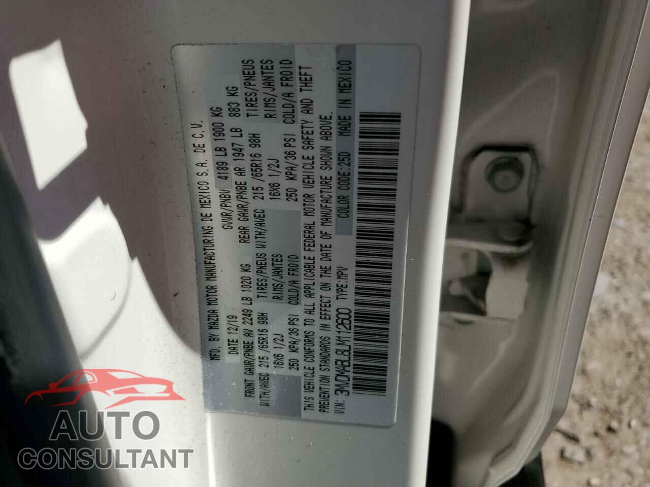 MAZDA CX30 2020 - 3MVDMABL8LM112600