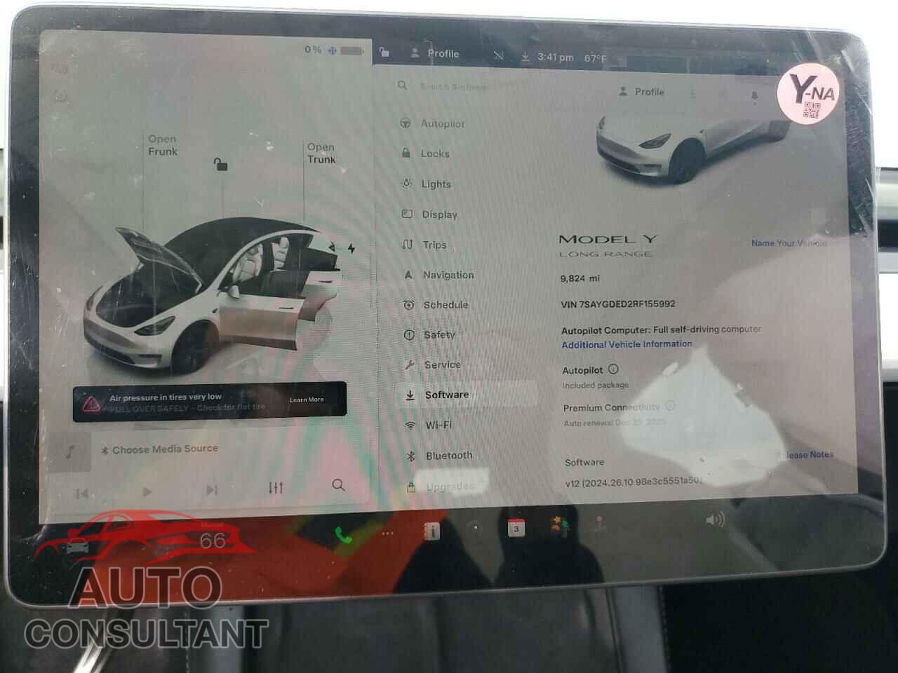 TESLA MODEL Y 2024 - 7SAYGDED2RF155992