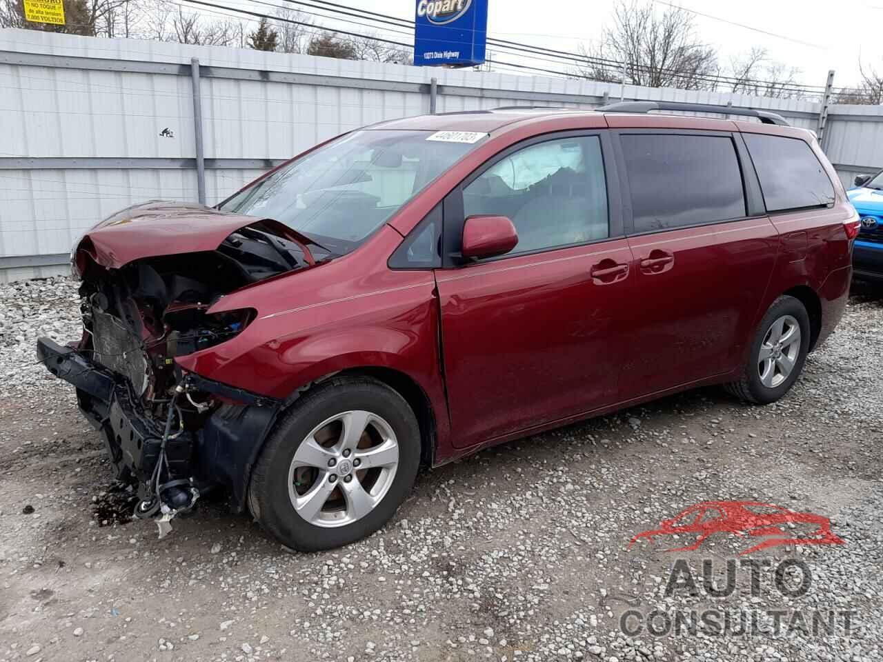 TOYOTA SIENNA 2017 - 5TDKZ3DC8HS781332