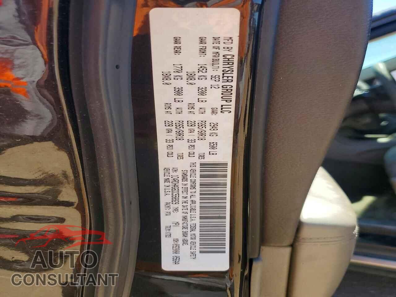 DODGE DURANGO 2013 - 1C4RDHAG6DC558929