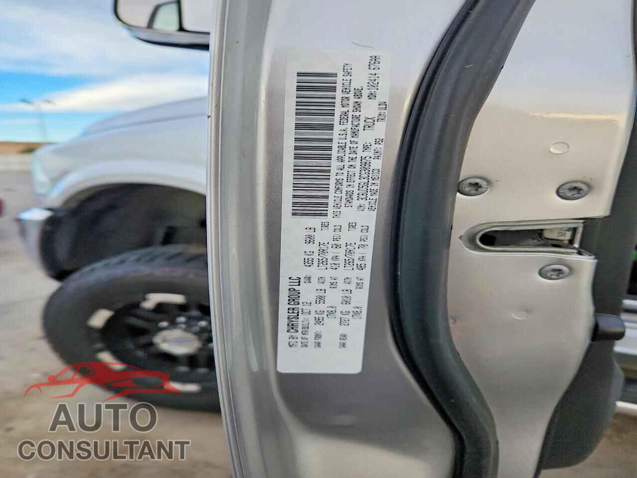 DODGE RAM 2500 2012 - 3C6UD5GL3CG309875