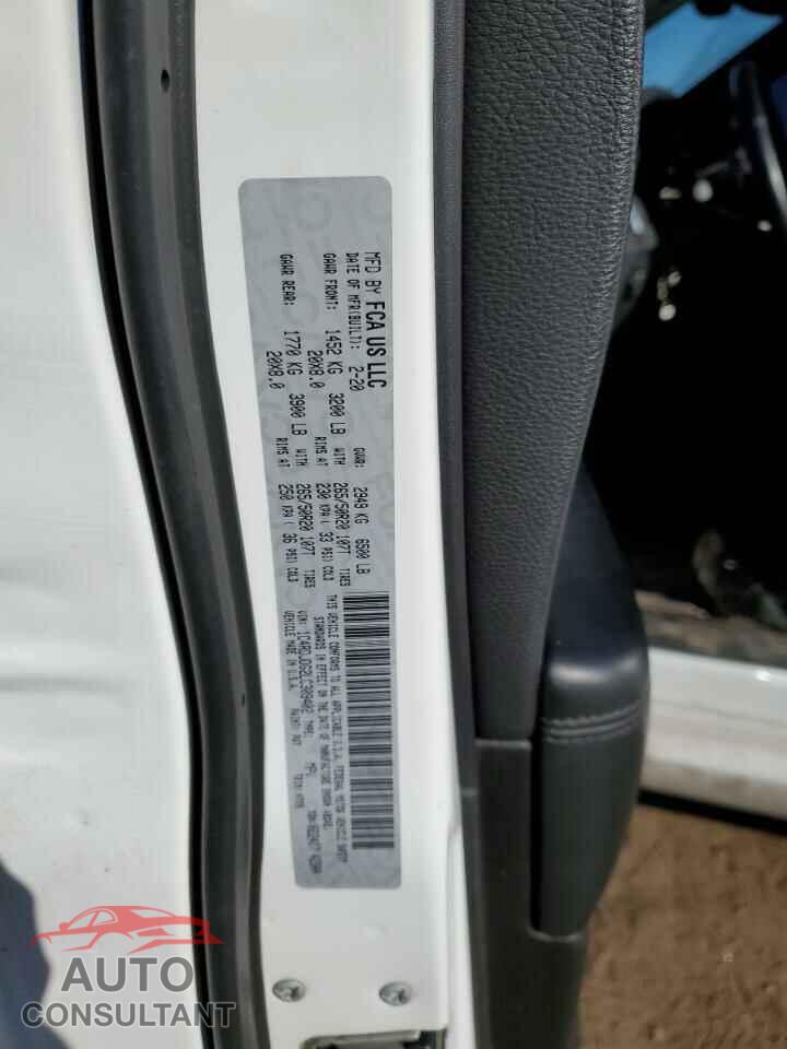 DODGE DURANGO 2020 - 1C4RDJDG2LC309402