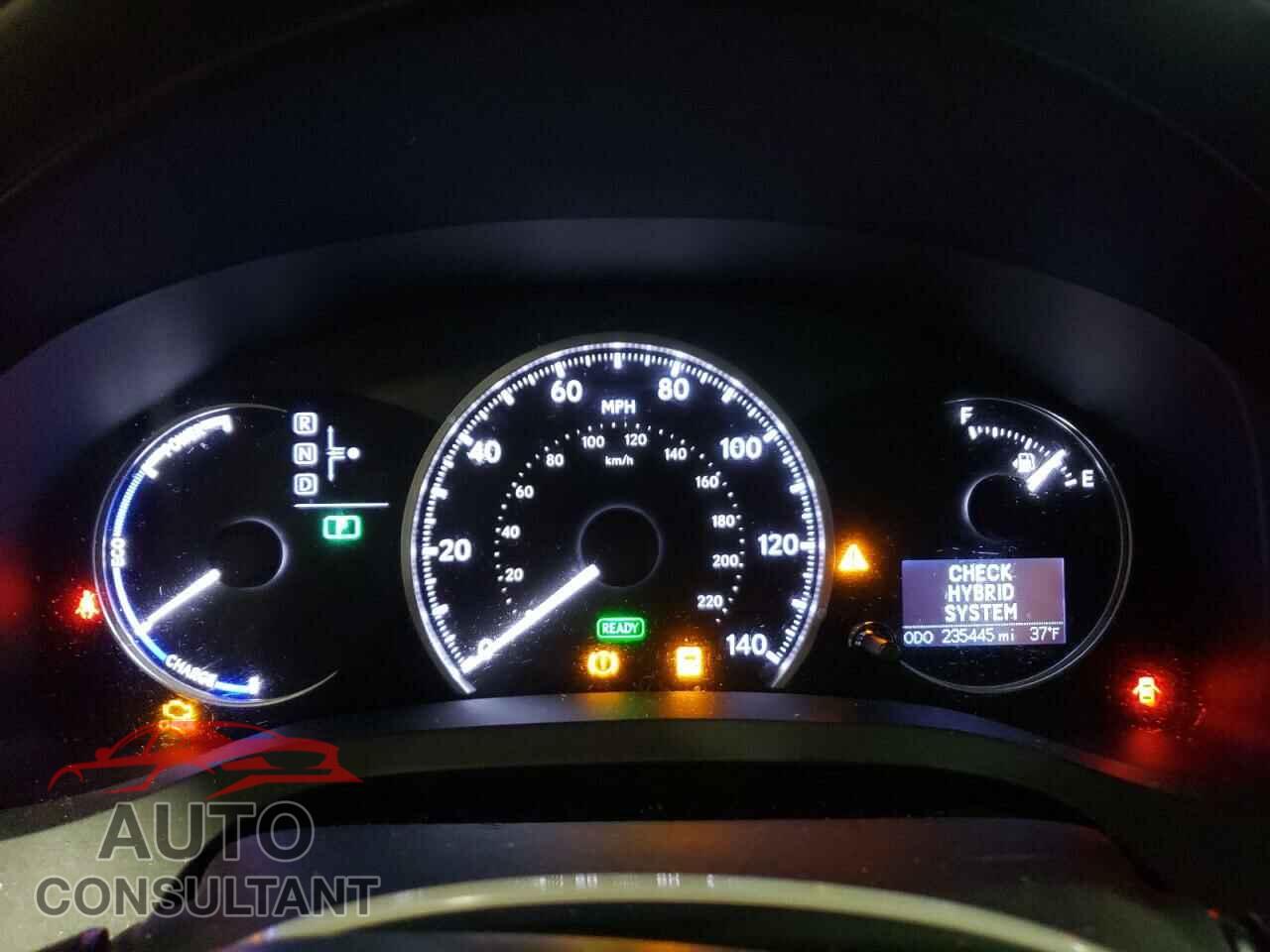 LEXUS CT 200 2012 - JTHKD5BH8C2105759
