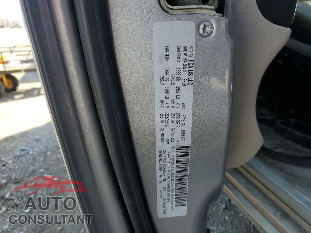 DODGE CARAVAN 2019 - 2C4RDGCG0KR759155