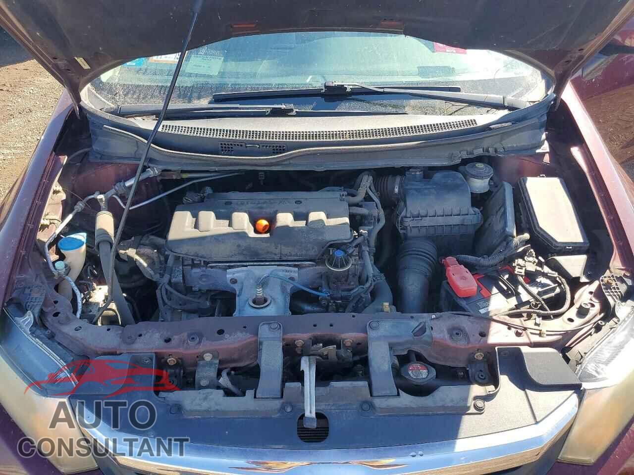 HONDA CIVIC 2012 - 19XFB2F59CE350564