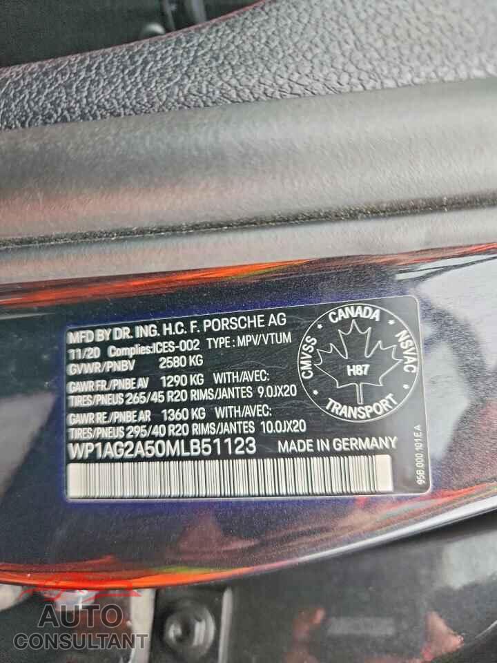 PORSCHE MACAN 2021 - WP1AG2A50MLB51123