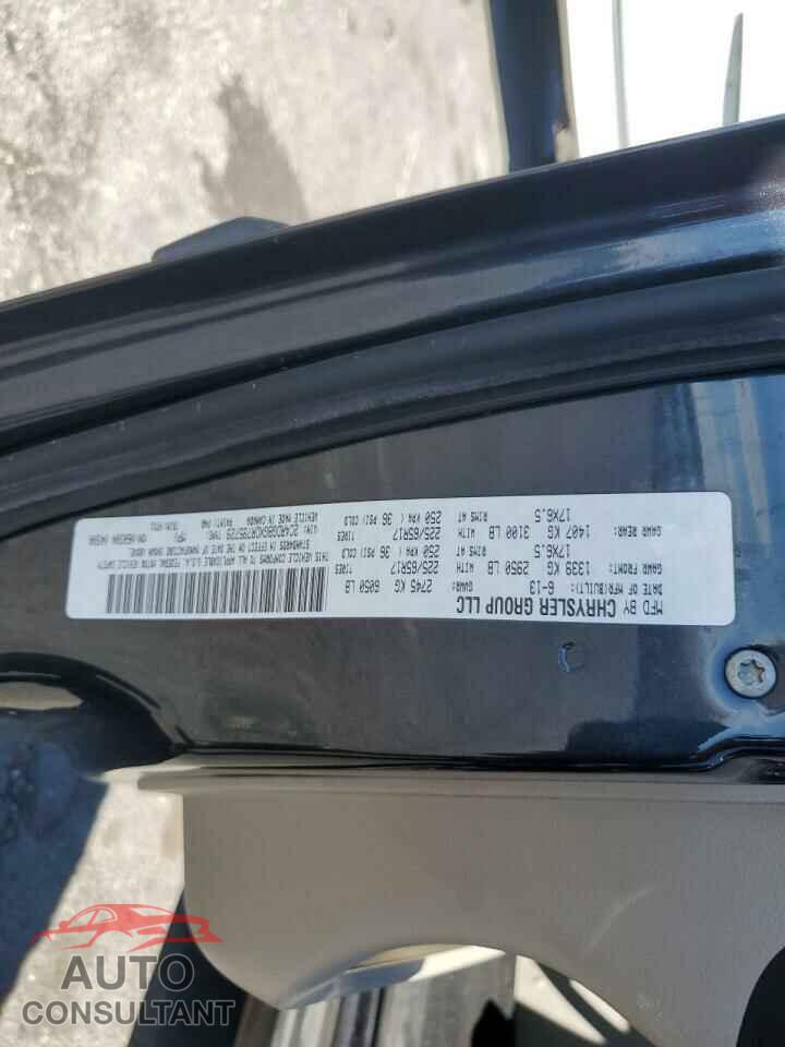 DODGE CARAVAN 2013 - 2C4RDGBGXDR795729