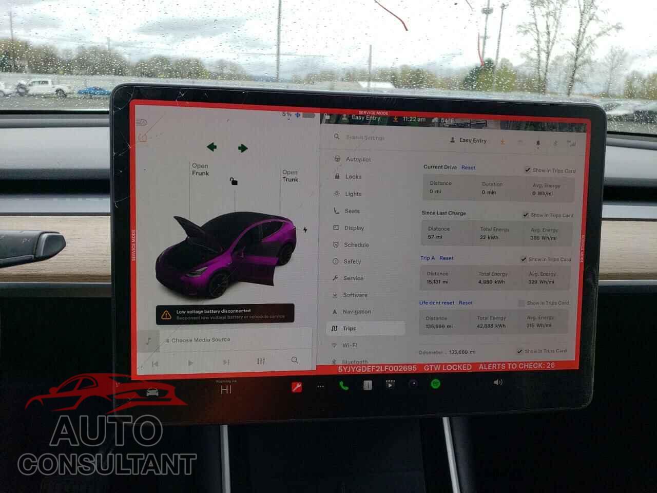 TESLA MODEL Y 2020 - 5YJYGDEF2LF002695