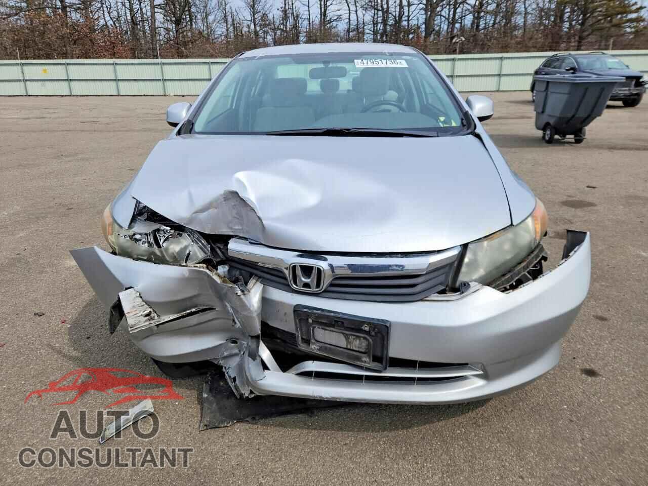 HONDA CIVIC 2012 - 19XFB2F55CE354157