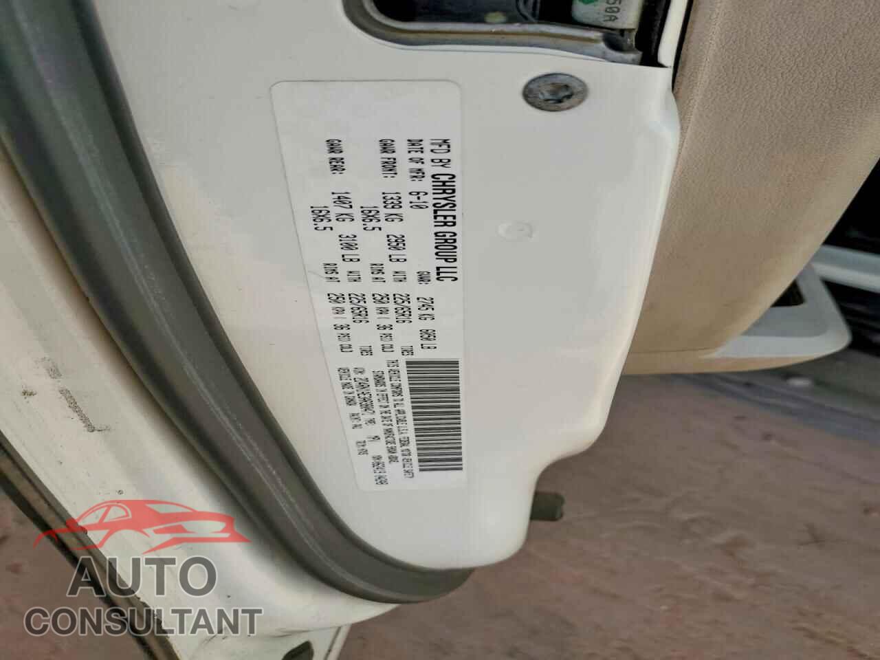 DODGE CARAVAN 2010 - 2D4RN1AE3AR380471