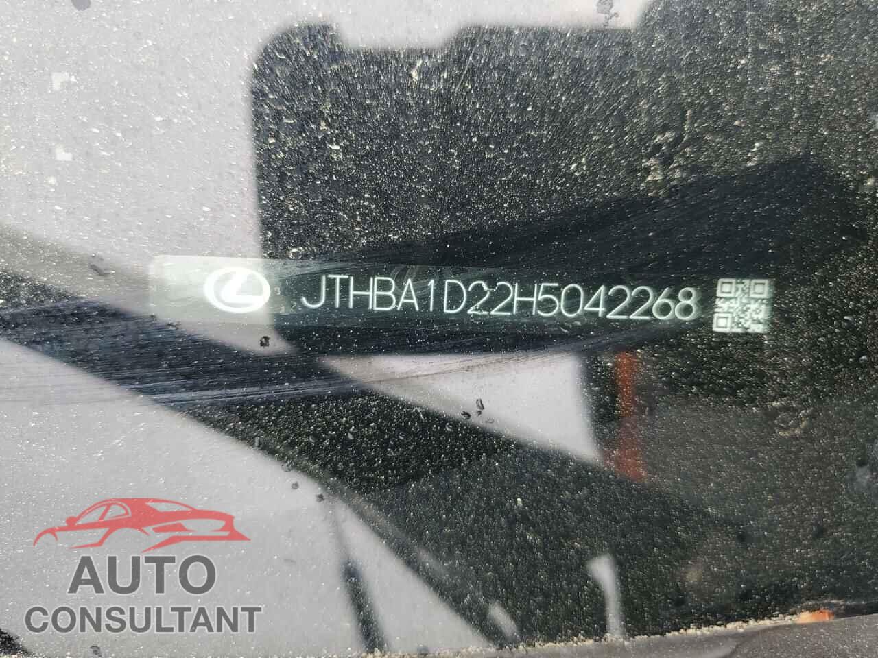 LEXUS IS 2017 - JTHBA1D22H5042268
