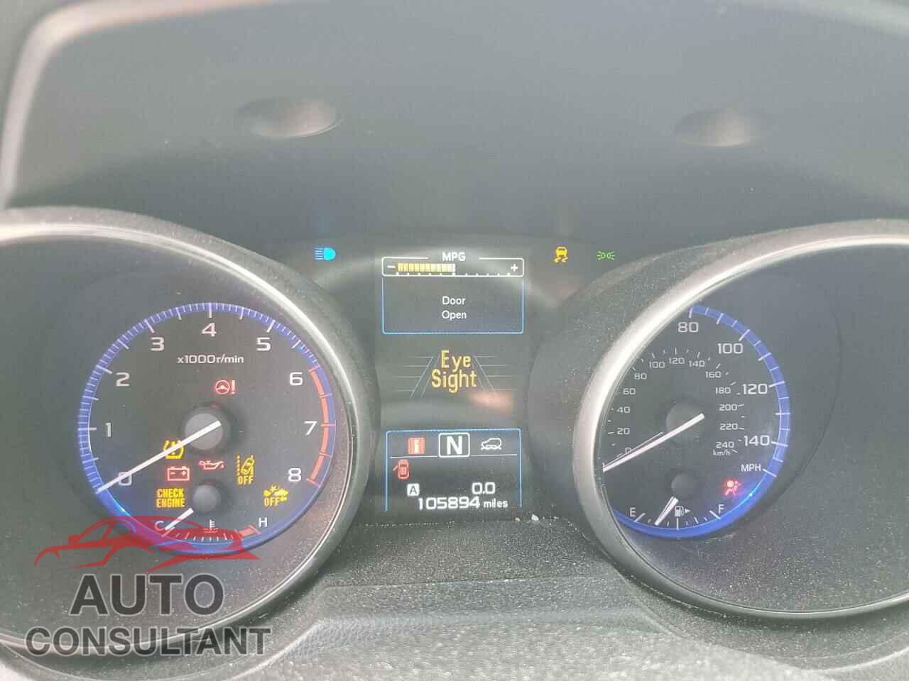 SUBARU OUTBACK 2018 - 4S4BSAFC8J3288288