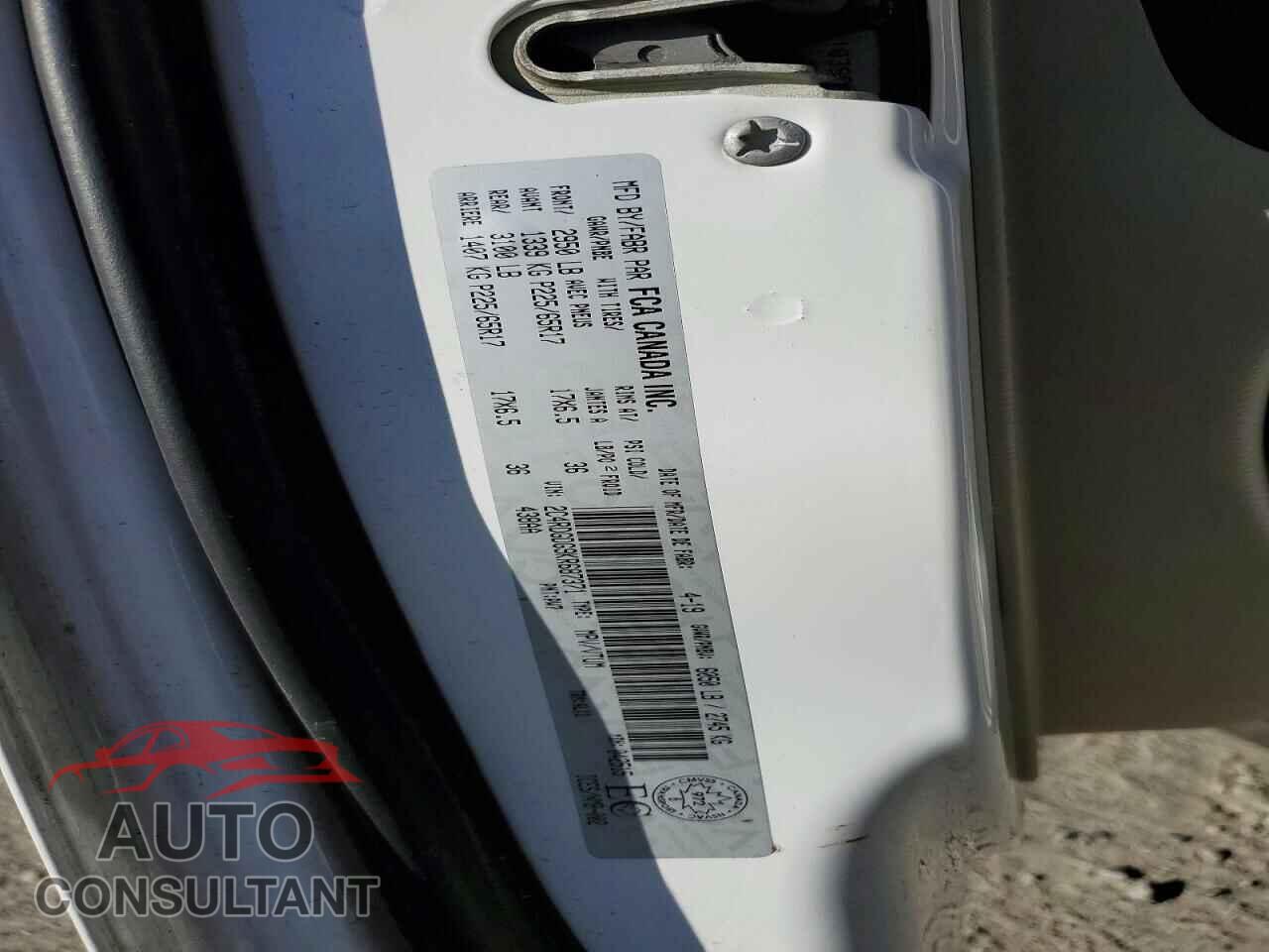 DODGE CARAVAN 2019 - 2C4RDGDG9KR687371