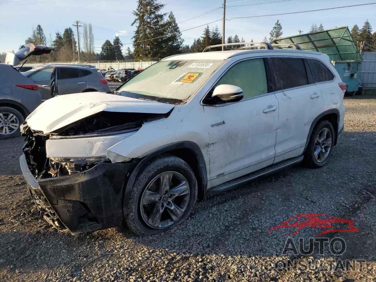 TOYOTA HIGHLANDER 2018 - 5TDDGRFH6JS041598