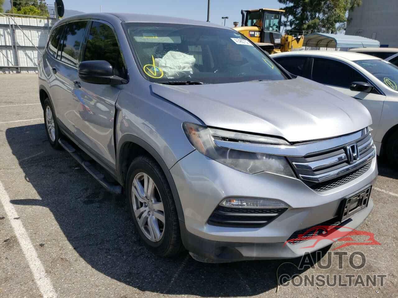 HONDA PILOT 2017 - 5FNYF5H15HB024027