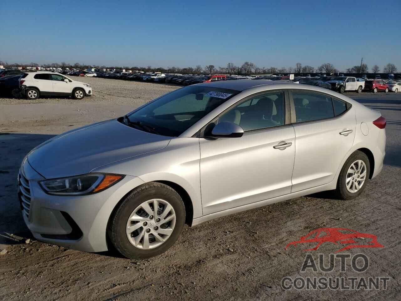 HYUNDAI ELANTRA 2017 - KMHD74LF3HU127393