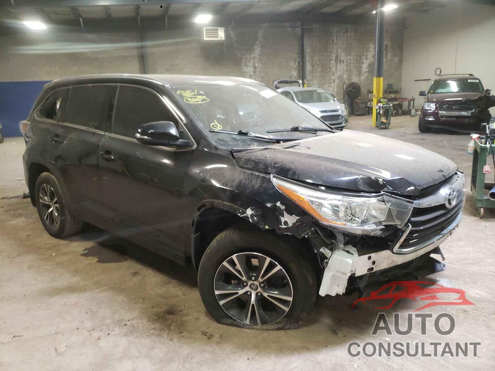 TOYOTA HIGHLANDER 2016 - 5TDJKRFH0GS238955