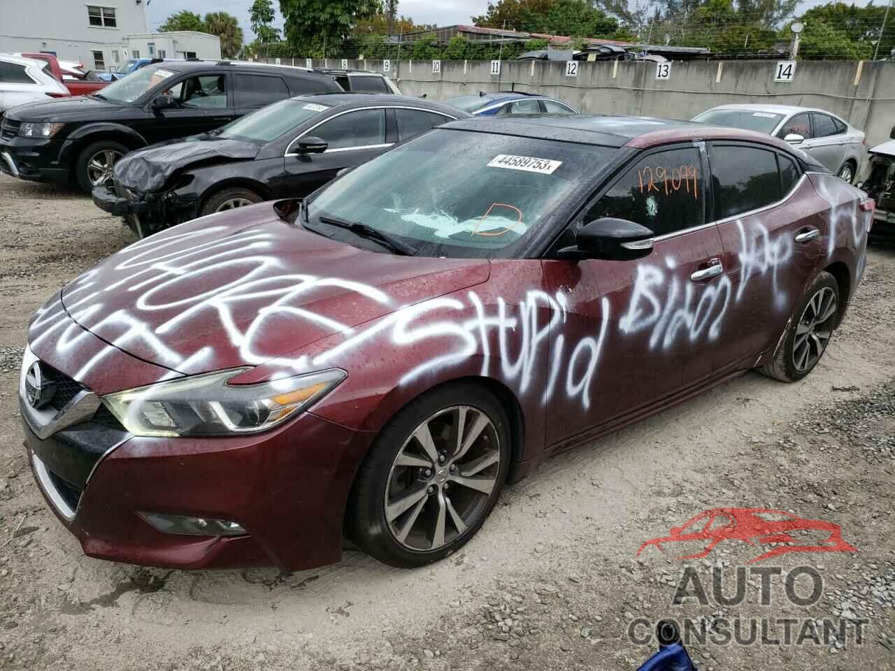 NISSAN MAXIMA 2017 - 1N4AA6APXHC369142