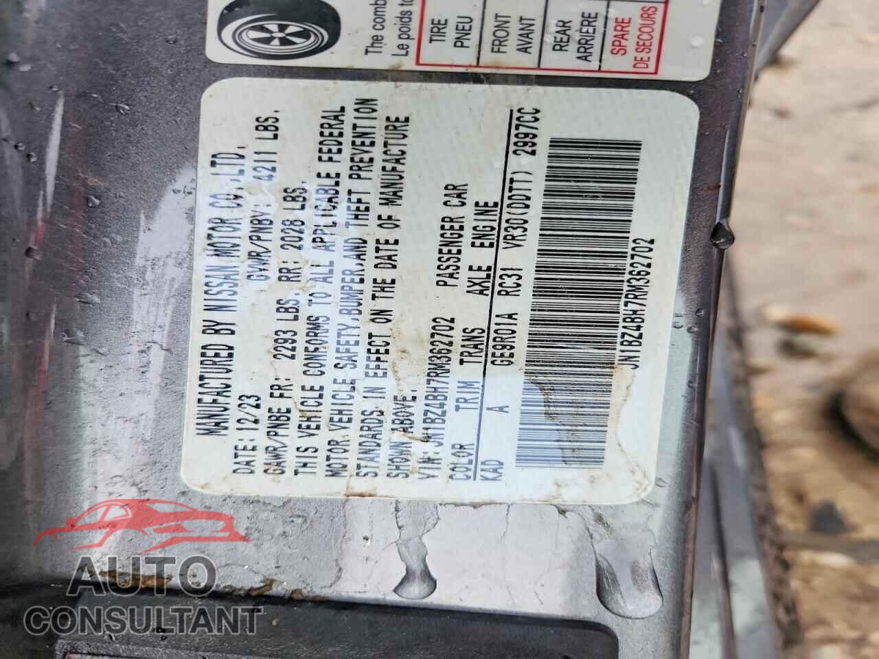NISSAN ALL OTHER 2024 - JN1BZ4BH7RM362702