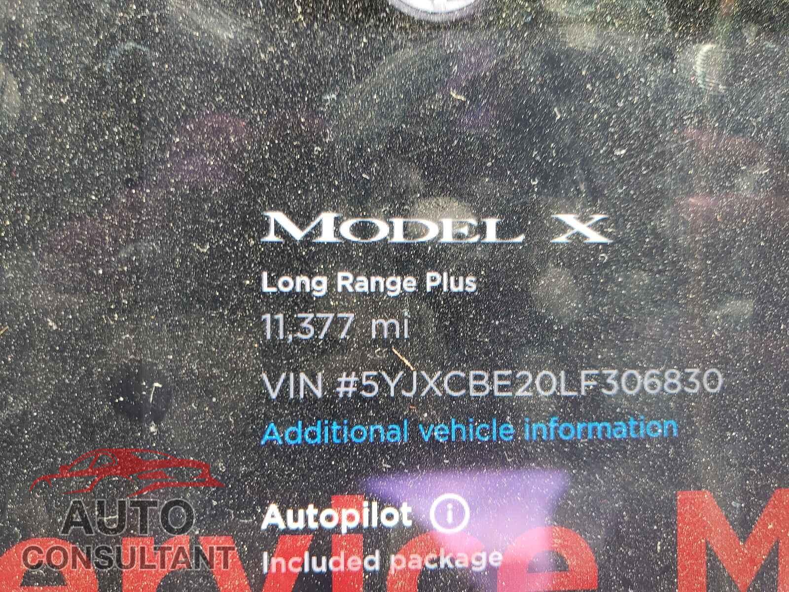 TESLA MODEL X 2020 - 5YJXCBE20LF306830