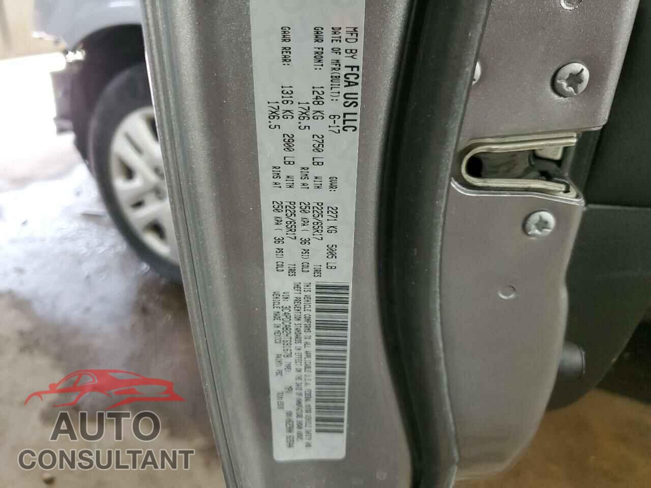 DODGE JOURNEY 2017 - 3C4PDCAB2HT691678