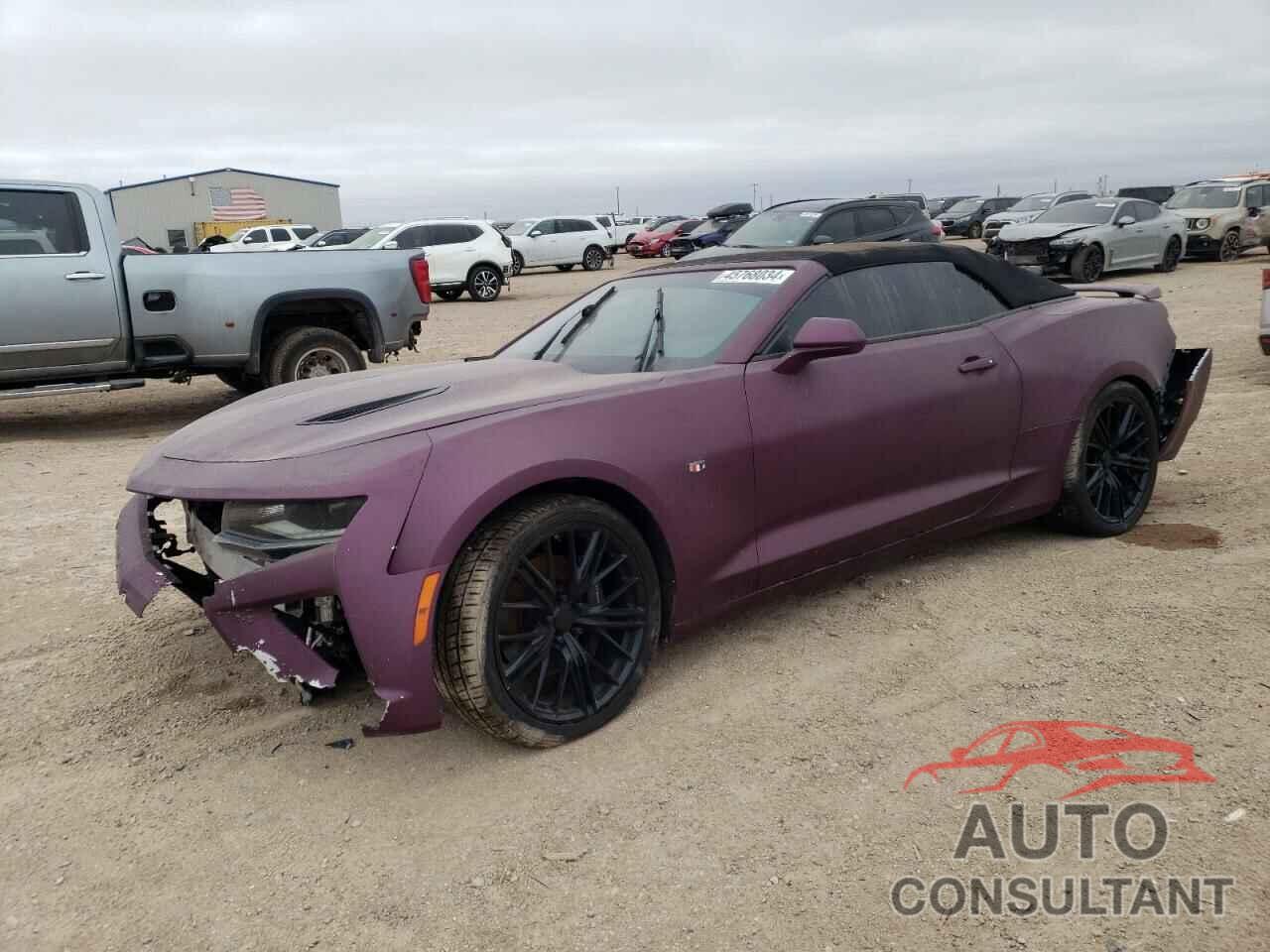 CHEVROLET CAMARO 2018 - 1G1FF3D70J0162531