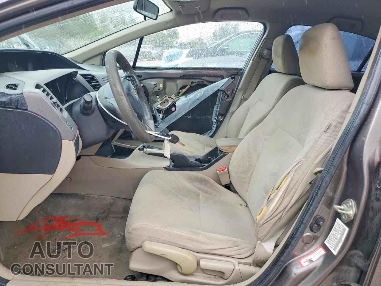 HONDA CIVIC 2012 - 19XFB2F59CE076606