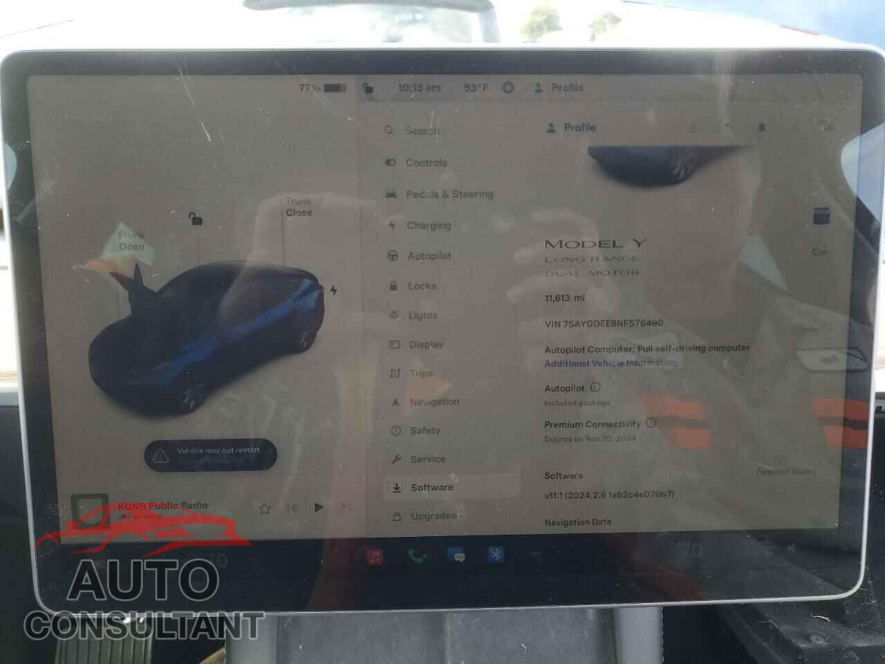 TESLA MODEL Y 2022 - 7SAYGDEE8NF576490
