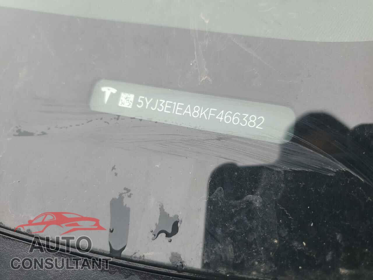 TESLA MODEL 3 2019 - 5YJ3E1EA8KF466382