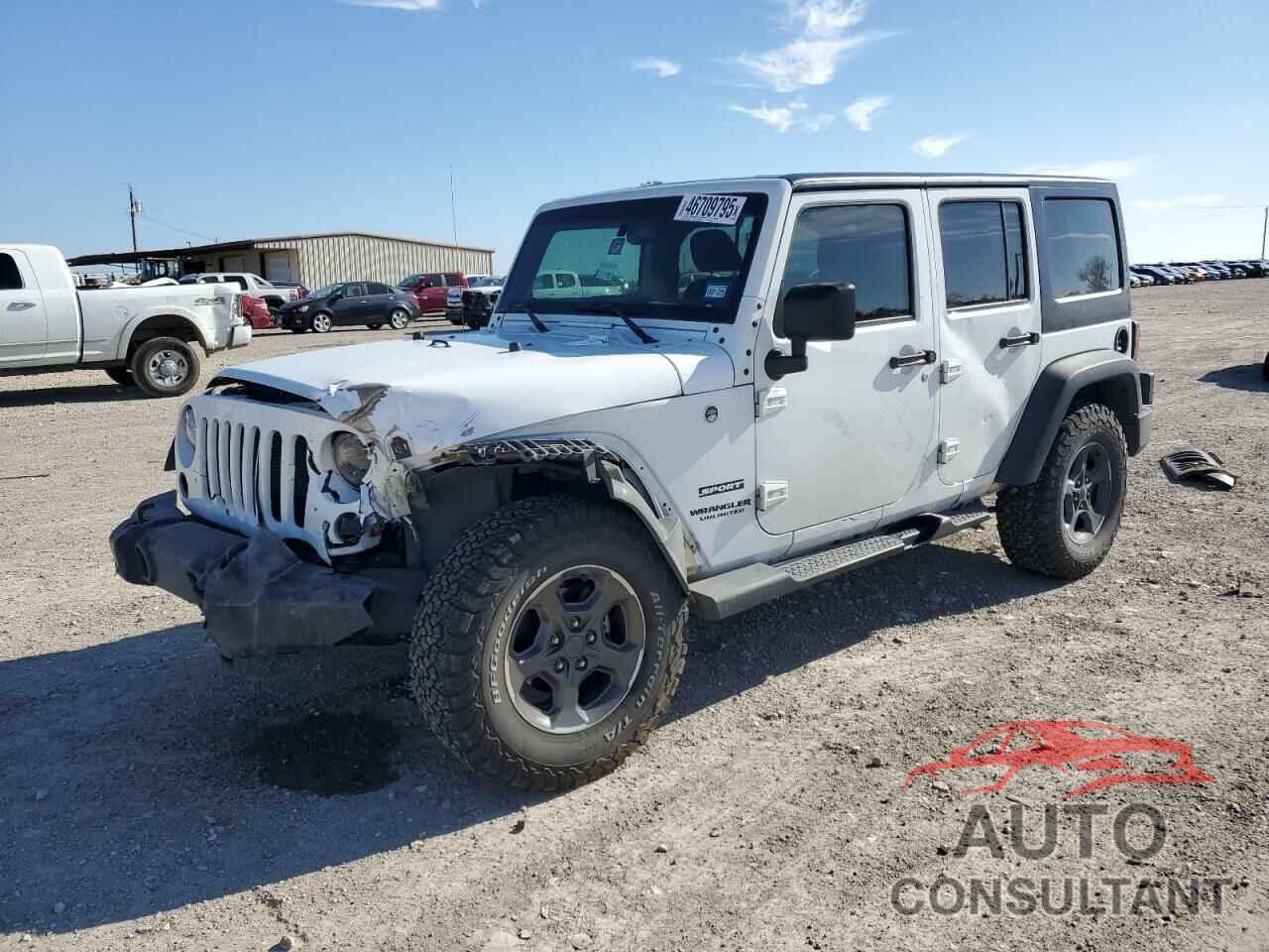 JEEP WRANGLER 2017 - 1C4BJWDG3HL703702