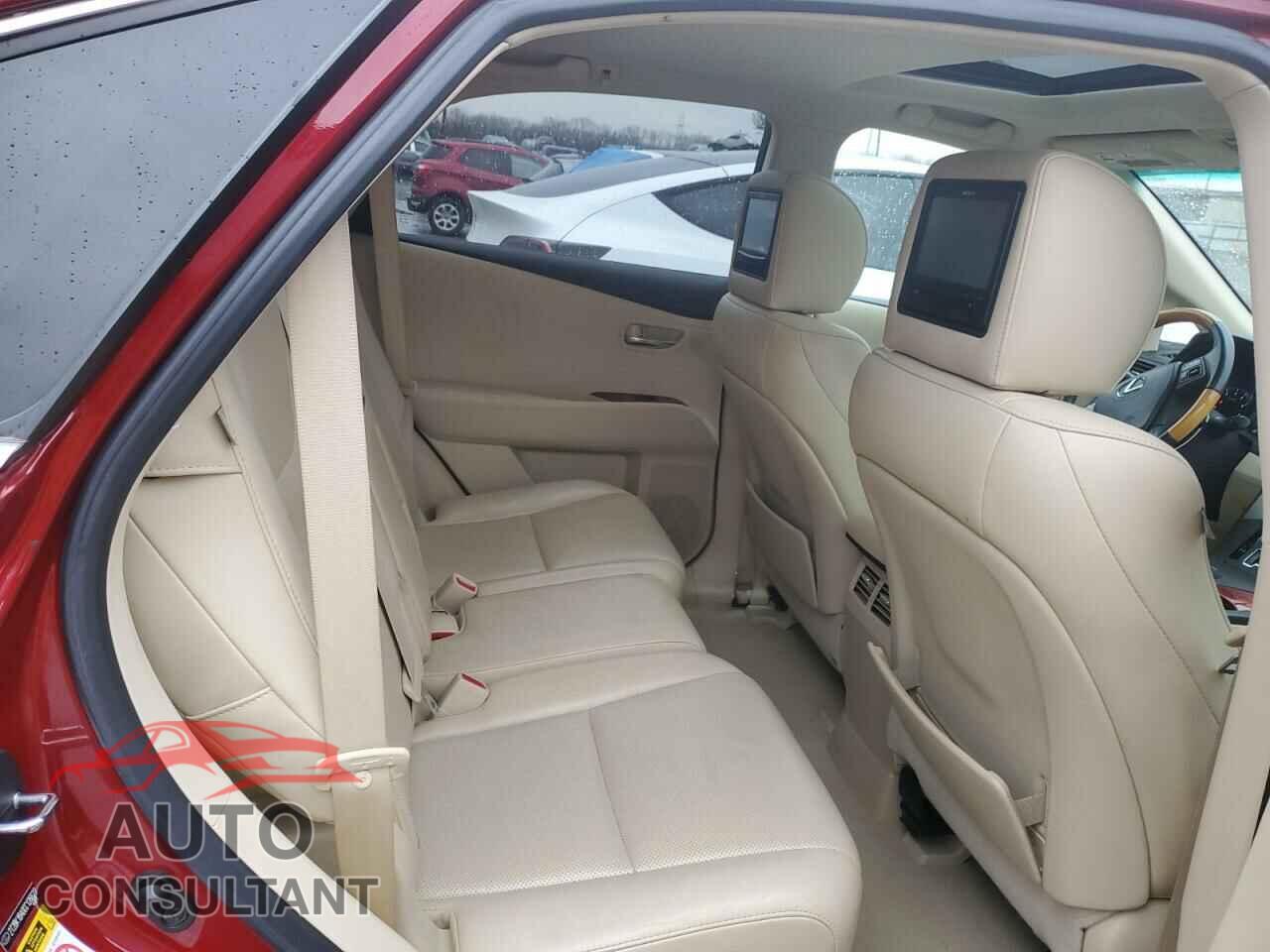 LEXUS RX350 2012 - 2T2BK1BA0CC126623