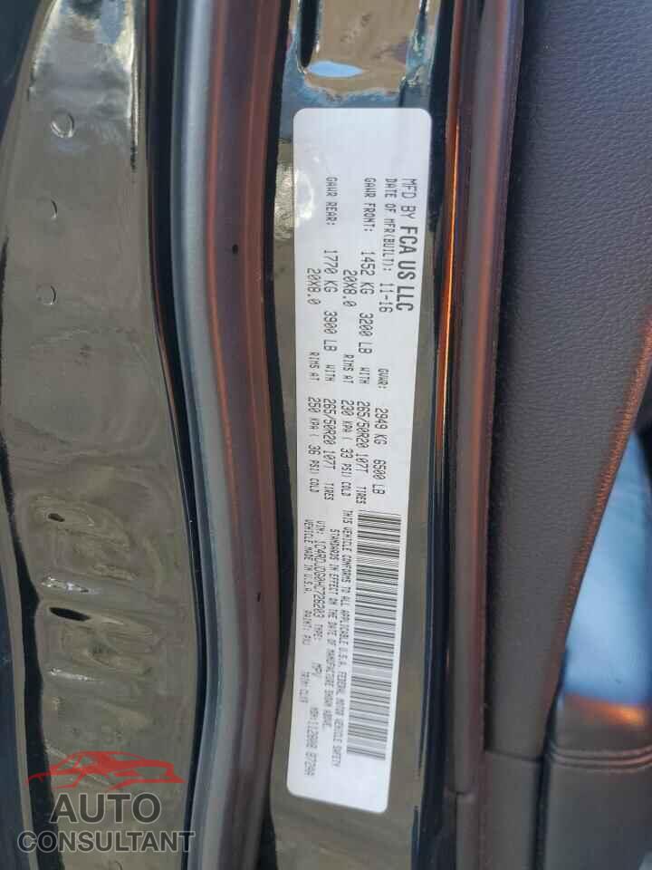 DODGE DURANGO 2017 - 1C4RDJDG0HC726203