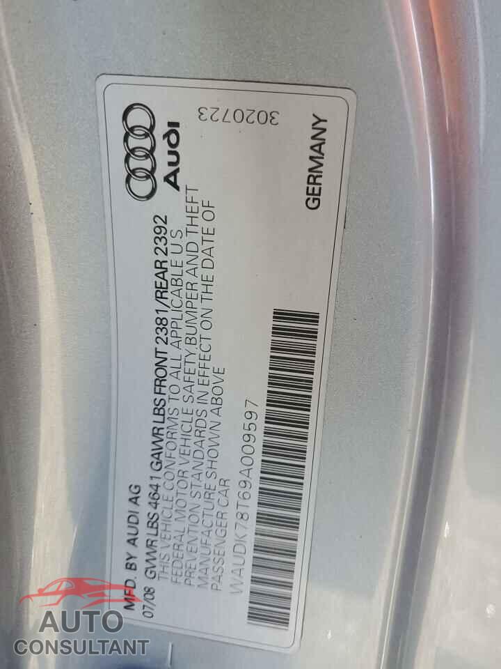 AUDI A5 2009 - WAUDK78T69A009597