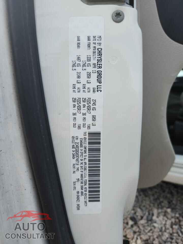 DODGE CARAVAN 2013 - 2C4RDGBG0DR740710