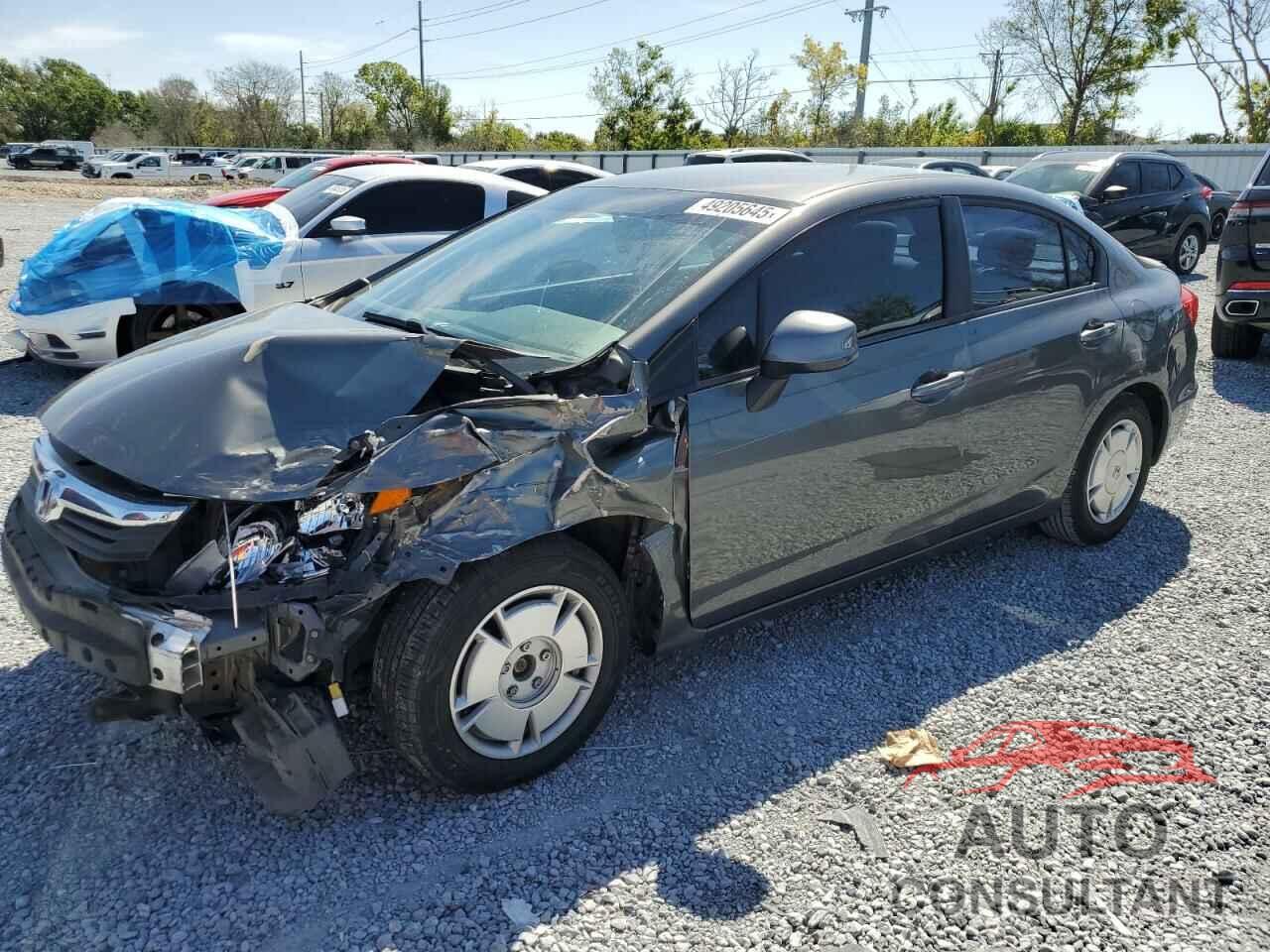HONDA CIVIC 2012 - 2HGFB2F64CH525866